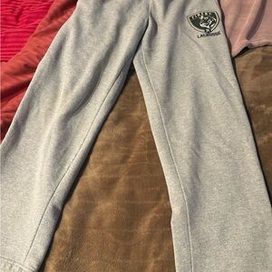 Gildan Gray Kids Joggers with Lacrosse Logo